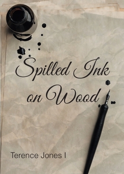 Paperback Spilled Ink on Wood Book
