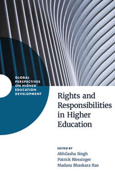Hardcover Rights and Responsibilities in Higher Education Book