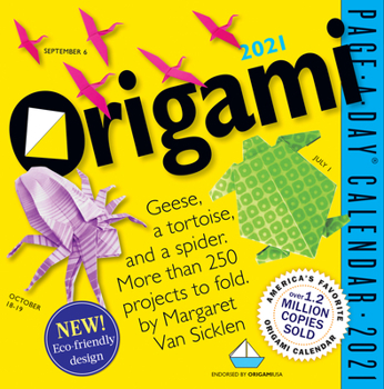 Calendar Origami Page-A-Day Calendar 2021 Book