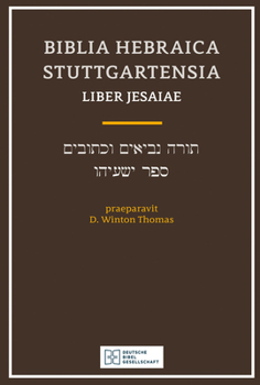 Paperback Biblia Hebraica Stuttgartensia (Bhs) Liber Jesaiae (Isaiah) (Softcover) Book