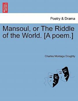 Paperback Mansoul, or the Riddle of the World. [A Poem.] Book