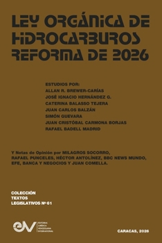 Paperback Ley Organica de Hidrocarburos. Reforma de 2026 [Spanish] Book