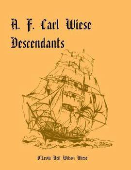 Paperback A. F. Carl Wiese Descendants Book