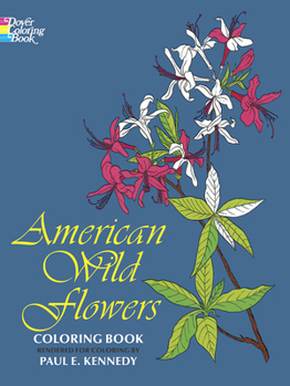 Paperback American Wild Flowers Coloring Book