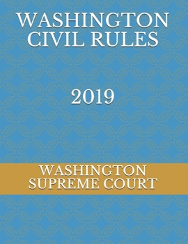 Paperback Washington Civil Rules 2019 Book