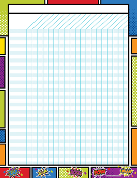Wall Chart Super Power Incentive Chart Book