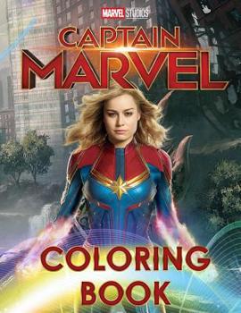 Paperback Captain Marvel Coloring Book: Unofficial Captain Marvel 2019 Coloring Book with Unique Images Book