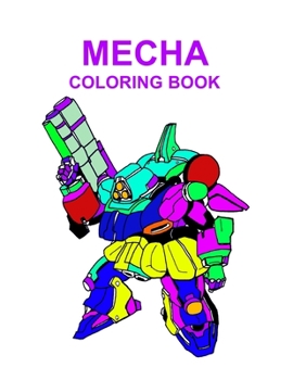 Paperback Mecha Coloring Book