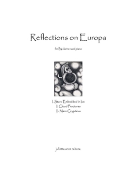 Paperback Reflections on Europa for clarinet and piano Book