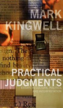 Hardcover Practical Judgments: Essays in Culture, Politics, and Interpretation Book