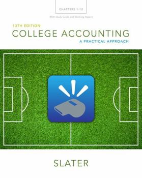 Paperback College Accounting Chapters 1-12 with Study Guide and Working Papers Book