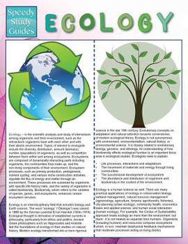 Paperback Ecology (Speedy Study Guides) Book