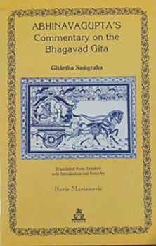 Paperback Abhinavagupta's Commentary on the "Bhagavad-Gita" (Paperback) Book