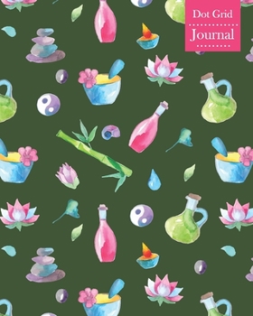 Dot Grid Journal: Notebook Planner with Spa Themed Cover Design