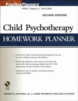 Paperback Child Psychotherapy Homework Planner [With CDROM] Book