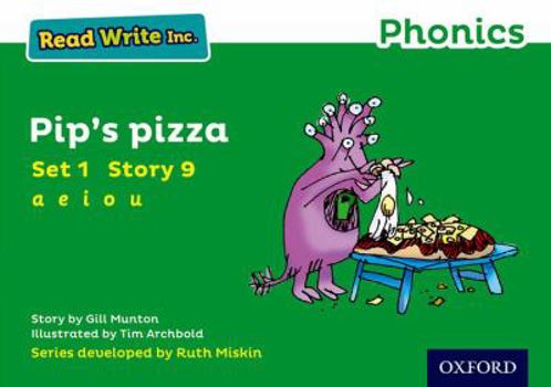 Paperback Read Write Inc. Phonics: Green Set 1 Storybook 9 Pip's Pizza Book