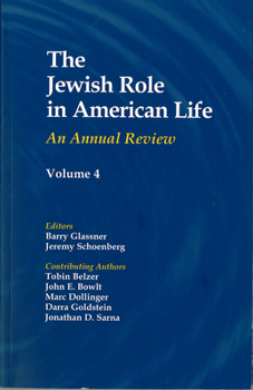 Paperback Jewish Role in American Life: An Annual Review, Volume 1 Book