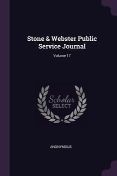 Paperback Stone & Webster Public Service Journal; Volume 17 Book