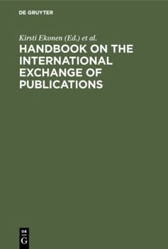 Hardcover Handbook on the International Exchange of Publications Book