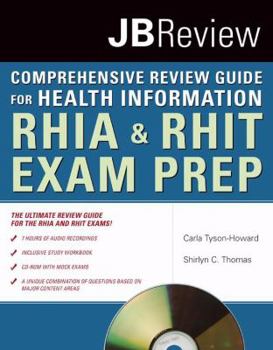 Paperback Comprehensive Review Guide for Health Information: RHIA & RHIT Exam Prep: Jb Review [With CDROM] Book