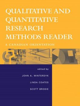 Paperback Quantitative and Qualitative Research Methods Reader: A Canadian Orientation Book