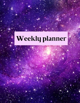 Paperback Weekly planner: Weekly Organizer Book for Activities, Daily planner, 8.5x11 size Book