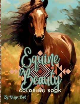 Paperback Equine Beauty Realistic Coloring Book