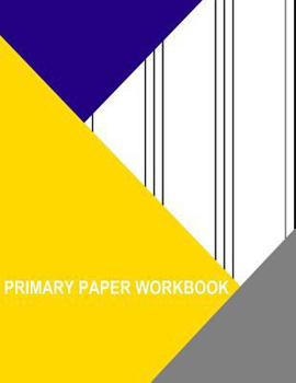 Paperback Primary Paper Workbook: Landscape 5 Lines Per Page Book