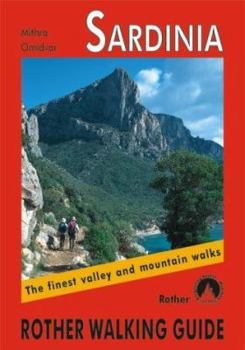 Paperback Sardinia a Rother Walking Guide (English and German Edition) Book