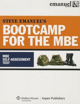 Paperback Steve Emanuel's Bootcamp for the MBE: MBE Self-Assessment Test Book