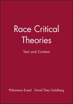 Paperback Race Critical Theories Book