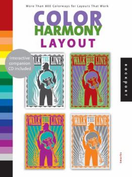 Paperback Color Harmony Layout: More Than 800 Colorways for Layouts That Work [With Interactive CD] Book