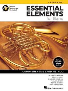 Essential Elements for Band - F Horn Book 1 with EEi