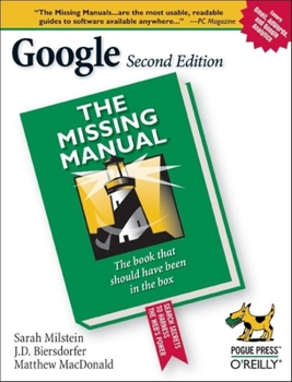 Paperback Google: The Missing Manual Book