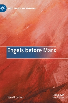 Hardcover Engels Before Marx Book