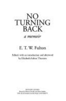 Paperback No Turning Back: A Memoir Book