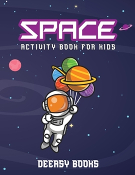 Paperback Space Activity Book for Kids Book