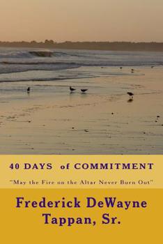 Paperback 40 DAYS of COMMITMENT Book