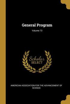 Paperback General Program; Volume 73 Book