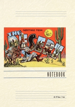 Paperback Vintage Lined Notebook Greetings from the Desert Book