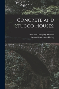 Paperback Concrete and Stucco Houses; Book