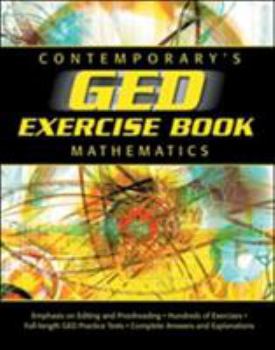 Paperback Contemporary Ged Mathematics Exerise Book (GED Calculators) Book