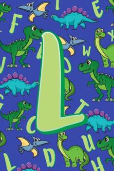 Paperback L: Dinosaur Alphabet Practice Writing Book for Kids Book