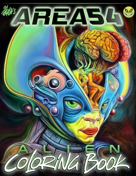 Paperback Ron English's Area 54 Alien Coloring Book: A Ron English Coloring Book