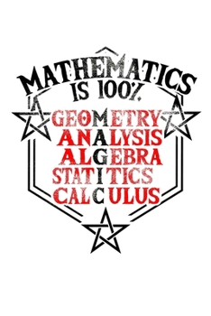 Paperback Notebook: Math Magic Teacher School Statistic Joke Gift 120 Pages, 6X9 Inches, Dot Grid Book