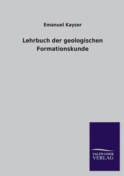 Paperback Lehrbuch Der Geologischen Formationskunde [German] Book