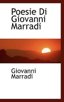 Paperback Poesie Di Giovanni Marradi Book