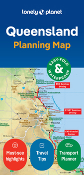 Loose Leaf Lonely Planet Queensland Planning Map Book