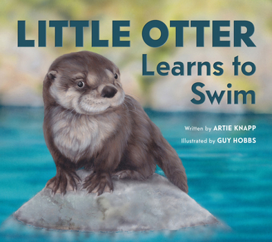 Hardcover Little Otter Learns to Swim Book