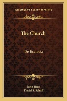 Paperback The Church: De Ecclesia Book